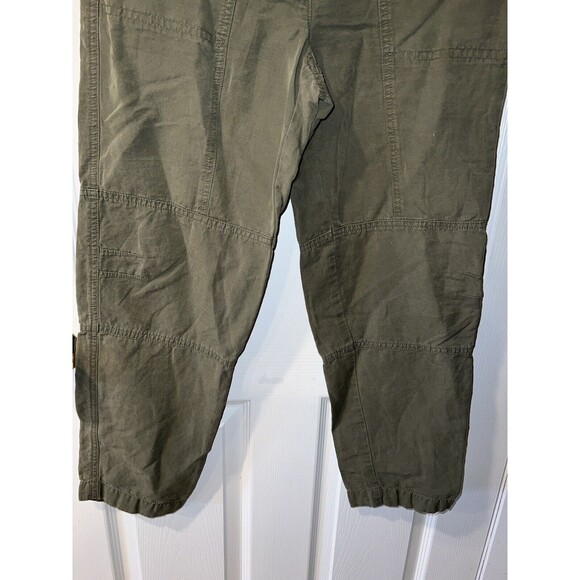 Theory Pants Womens 6 Utility Linen Barneys NY Collab lagenlook military minimal - Picture 9 of 12